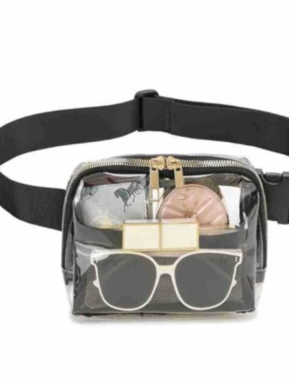 Clear Stadium Approved Fanny Pack Adjustable Waist Bag Crossbody for Concerts